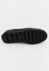 On Foot - Zapato Confort en negro flexible copete