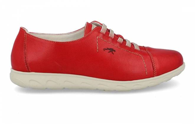 Fluchos - Zapato Confort Elásticos  Nui Rojo