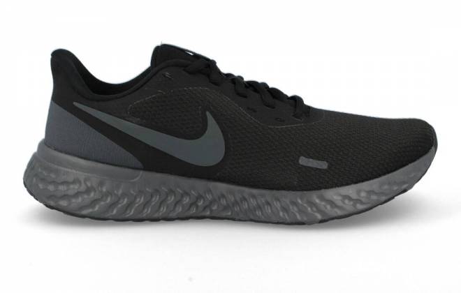 Nike - Zapatilla negro running hombre revolution 5 All Black