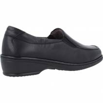 Notton - Zapato Mujer Elásticos Piel Negro