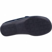 Devalverde - Zapatilla Ancho Especial Confort Velcro Marino