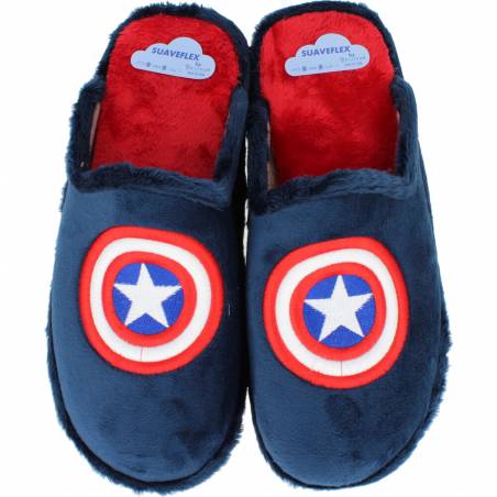 Suaveflex - Zapatillas Casa Capitán América Marino