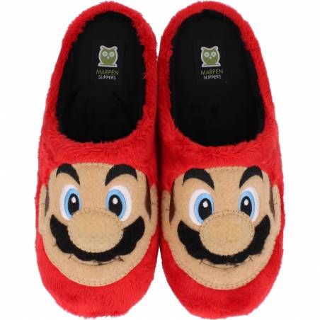 Marpen - Zapatillas de Casa Mario Bros Rojo