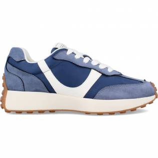 Corina - Sneakers Casual Combinada Azul